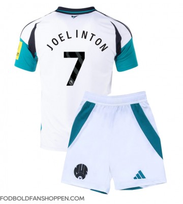 Newcastle United Joelinton #7 Tredjetrøje Børn 2024-25 Kortærmet (+ Korte bukser)
